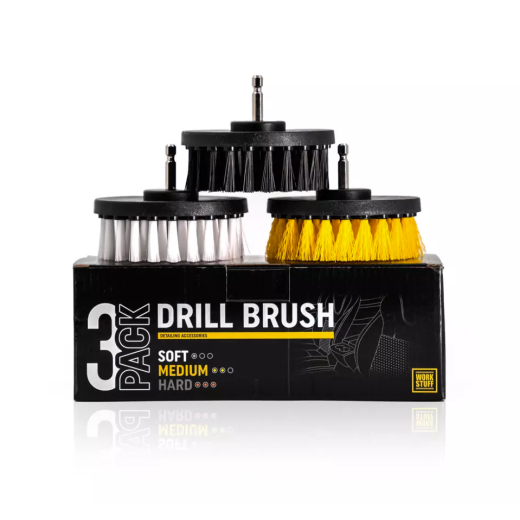 Кръгли четки за акумулаторна бормашина Work Stuff Drill Brush 3-Pack
