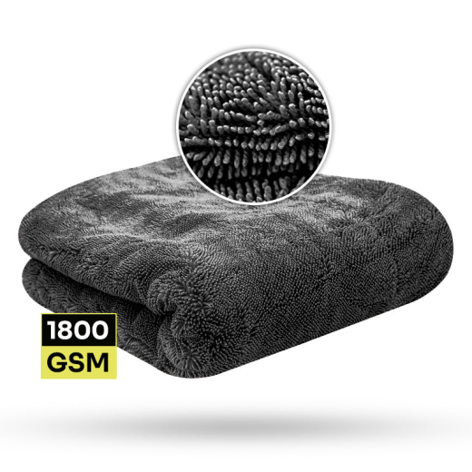 Kърпа за сушене Liquid Elements Drying Towel Black Hole Evo XL Grey - 1800 GSM 50 x 80 cm