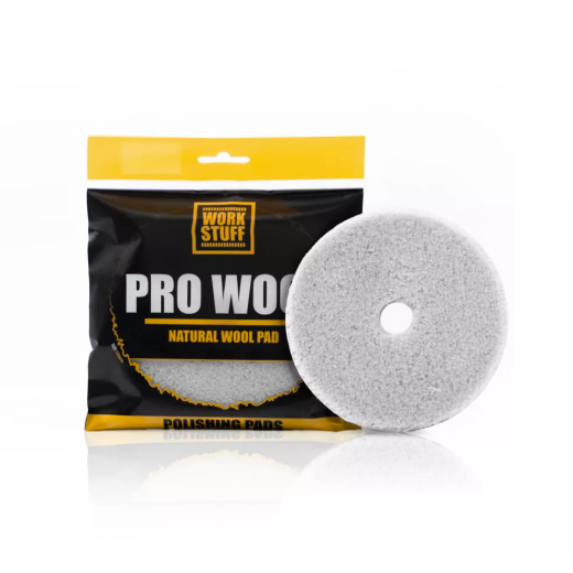 Полиращ диск от овча вълна Work Stuff Pro Wool Polishing Pad 130 mm