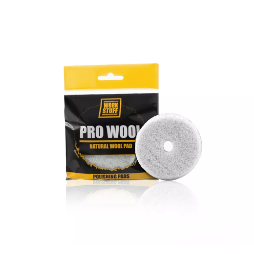 Полиращ диск от овча вълна Work Stuff Pro Wool Polishing Pad 80 mm