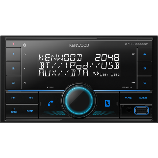 2DIN automobilno radio bez mehanika Kenwood DPX-M3300BT