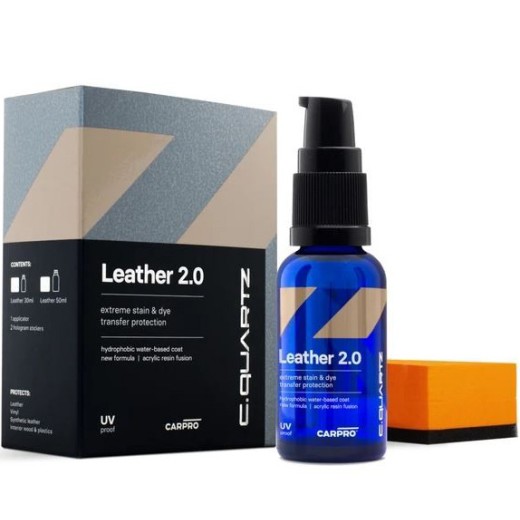 Керамична защита за кожа CarPro CQuartz Leather 2.0 (30 ml)