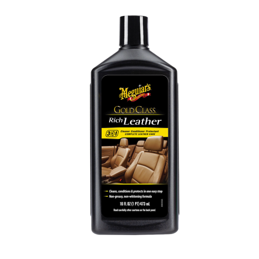 Čistič a kondicionér na kůži Meguiar's Gold Class Rich Leather Cleaner and Conditioner (473 ml)