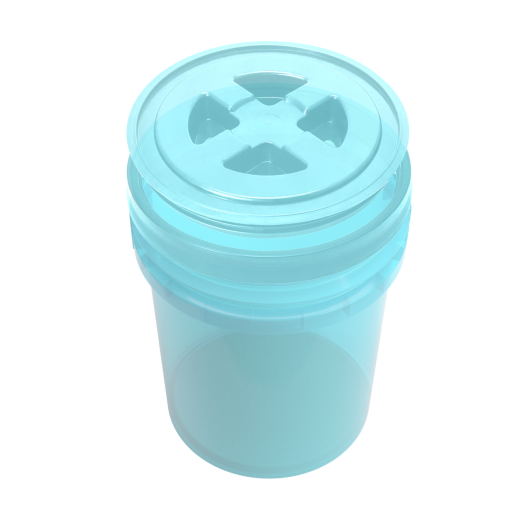 Капак Carbon Collective Gamma Seal Bucket Lid - Clear Teal