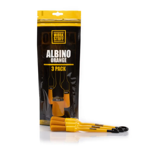 Детайлинг четки Work Stuff Detailing Brush Albino Orange 3-Pack