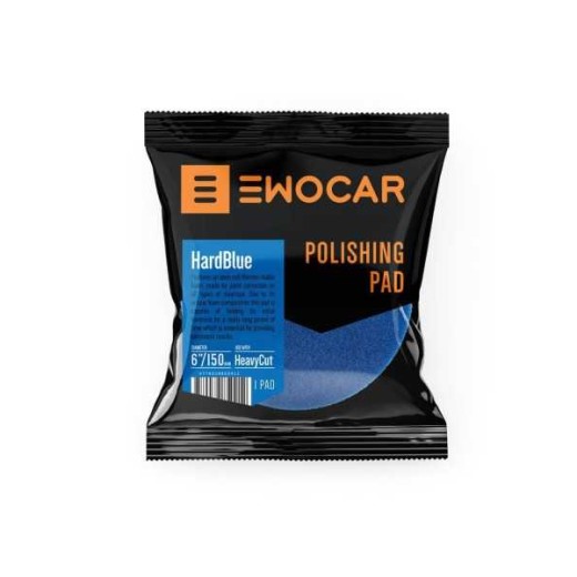 Polиращ диск Ewocar HardBlue Hard Cutting Pad 175/150 mm