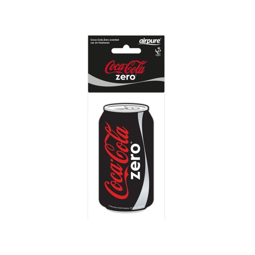 Závěsná vůně do auta Airpure Coca-Cola, vůně Coca Cola Zero - plechovka