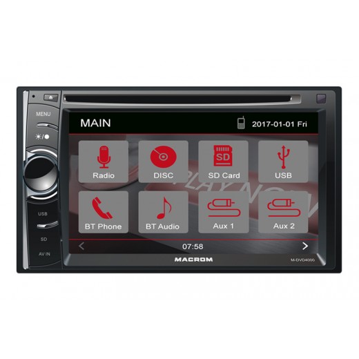 Автомагнитола Macrom M-DVD4000