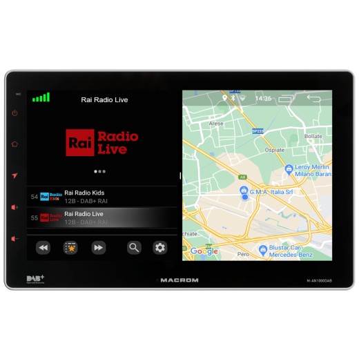 Автомобилно радио Macrom M-AN1000DAB