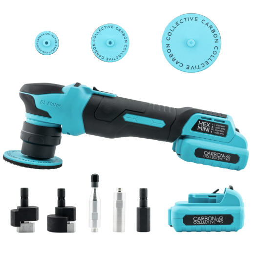 Мини безжична полирмашина Carbon Collective Hex Mini - Cordless Mini Polisher