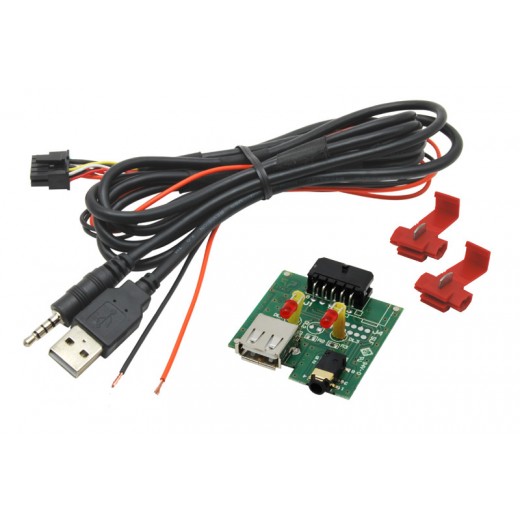 USB + JACK конектор за Kia
