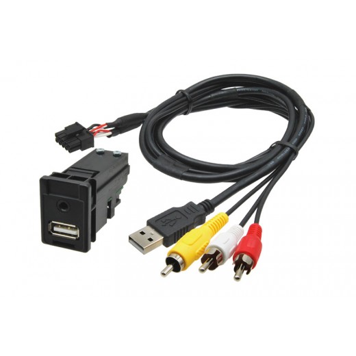 USB + JACK конектор Toyota / Subaru