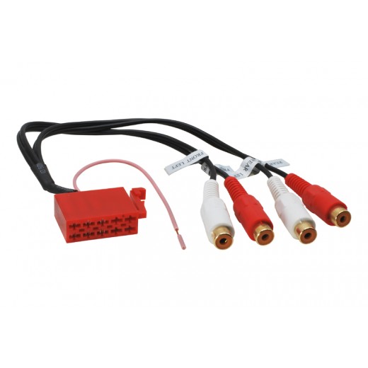 AUX изход адаптер ISO - CINCH