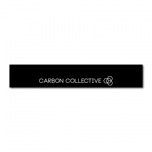 Sтикер Carbon Collective Sunstrip – Cutout Logo Gloss Black
