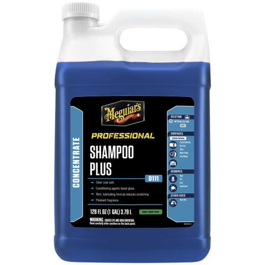 Професионален автомобилен шампоан Meguiar's Shampoo Plus (3,78 l)