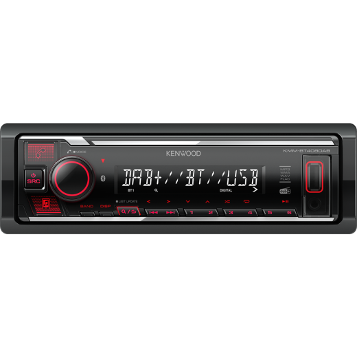Автомобилно радио Kenwood KMM-BT408DAB
