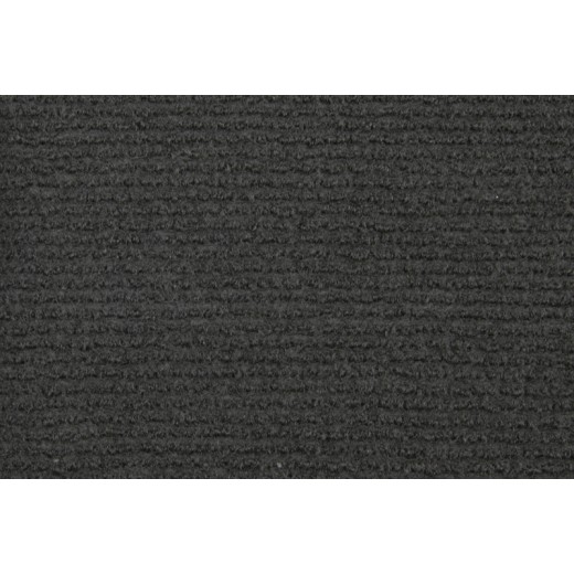 Ребриста черна тапицерска тъкан Mecatron 374042
