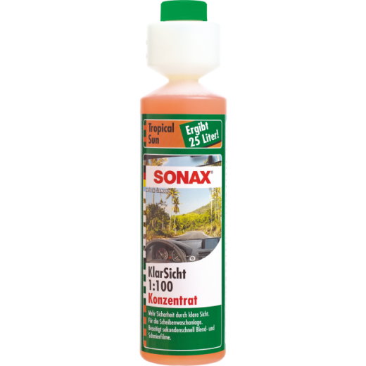 Sonax летен препарат за чистачки - концентрат 1:100 - Tropical Sun - 250 ml