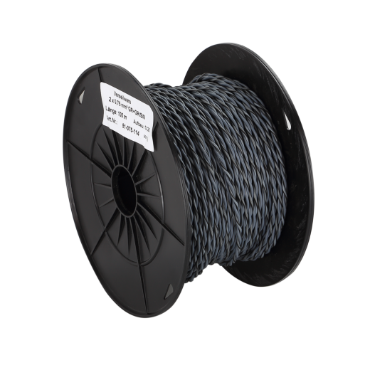 Кабел за говорители ACV FLRY Twisted grey/grey-black 075