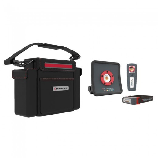 Комплект детайлиращи светлини в здрава чанта Scangrip Detailing Kit - Essential