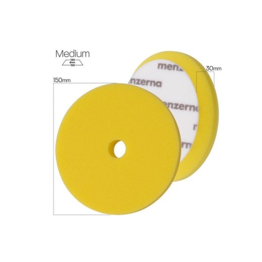Полиращ диск Menzerna Medium Cut Foam Pad 150 mm Yellow