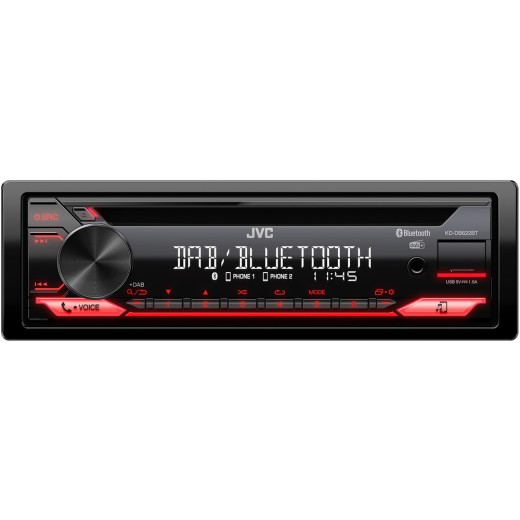 Автомагнитола с Bluetooth JVC KD-DB622BT