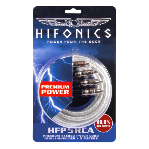 Сигнален кабел Hifonics HFP5RCA