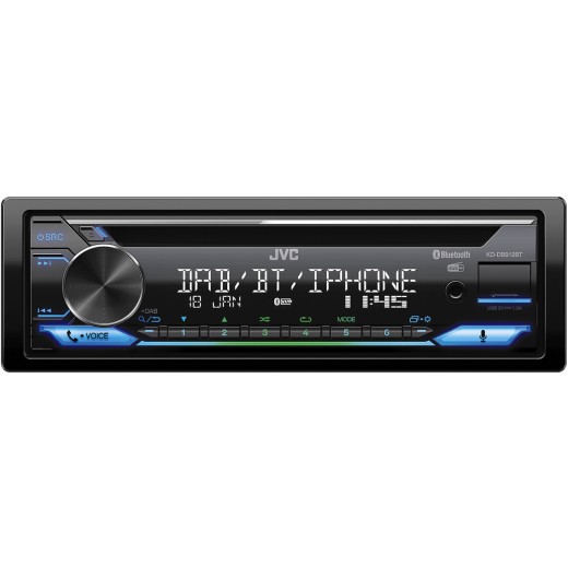 Автомагнитола с Bluetooth JVC KD-DB912BT