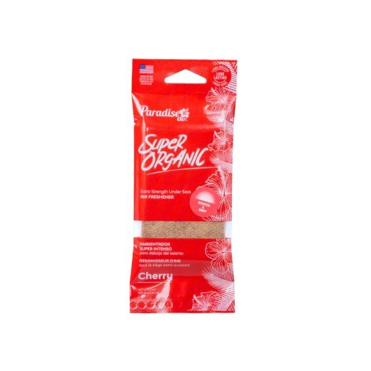 Osvežitel za vŭzduh Paradise Air Super Organic lenen blok, aromat Cherry