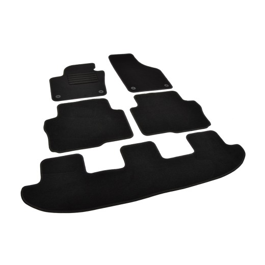 Текстилни стелки за кола Rigum за Seat Alhambra 7 места (2010 -) / Volkswagen Sharan 7 места (2010 -)