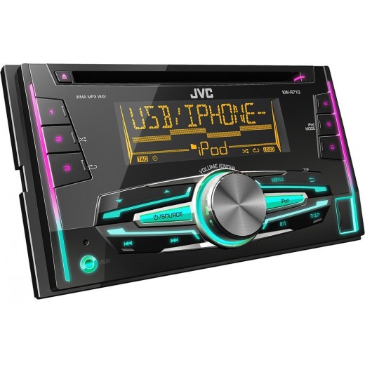 2DIN автомагнитола JVC KW R710