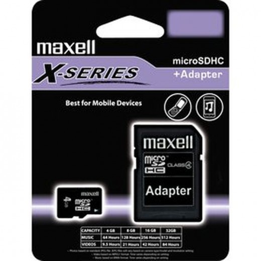 Паметна карта MAXELL micro SDHC 4GB