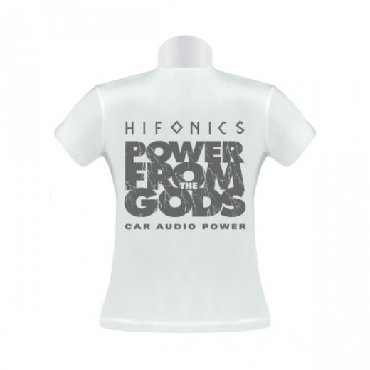 Бяла тениска Hifonics