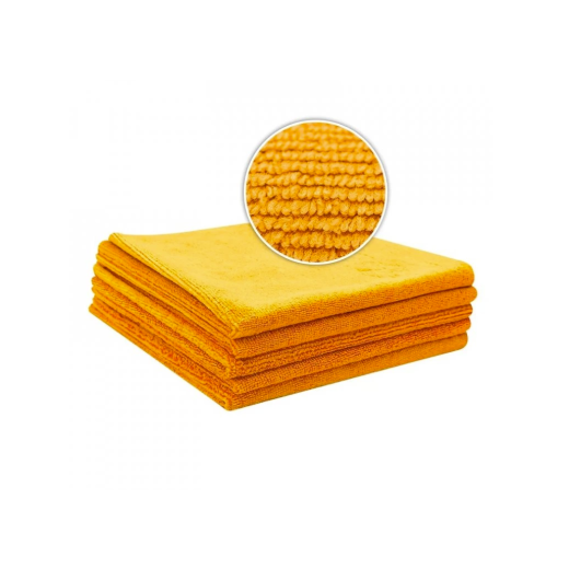 Микрофибърна кърпа Liquid Elements All-Purpose Orange Microfiber Cloth Value Set of 5 - 310 GSM 40 x 40 cm