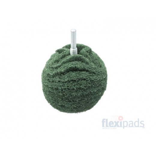 полиращо топче Flexipads Green Medium Scruff Ball 75