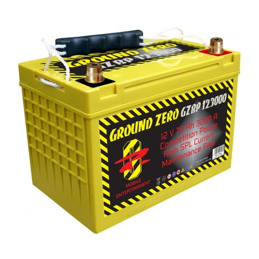 Автомобилна батерия GROUND ZERO GZBP 12.3000