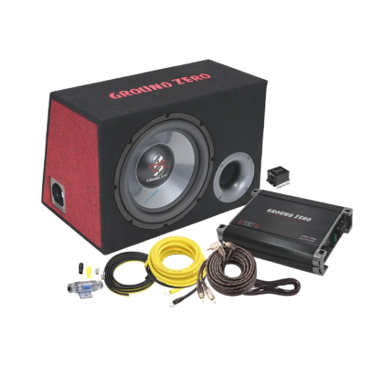 Изгоден комплект субуфер и усилвател Ground Zero GZ BASS KIT 12.300X-II Connect