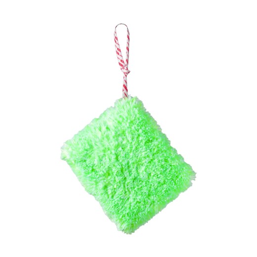 Микрофибърна измиваща гъба Purestar Creamy Wash Pad неоново зелена