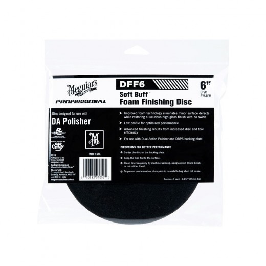 Финиширащ и восъчен диск Meguiar's Soft Buff Foam Finishing Disc 6\