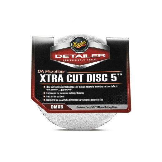 Екстра абразивен полиращ диск Meguiar's DA Microfiber Xtra Cut Disc 5