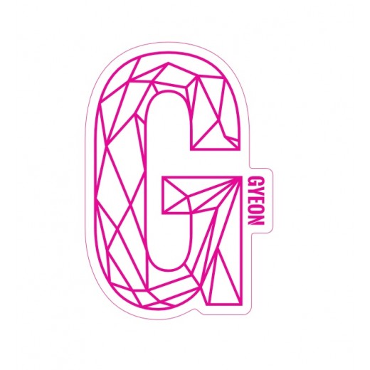 Стикер Gyeon G Sticker Pink (100 mm x 65,6 mm)
