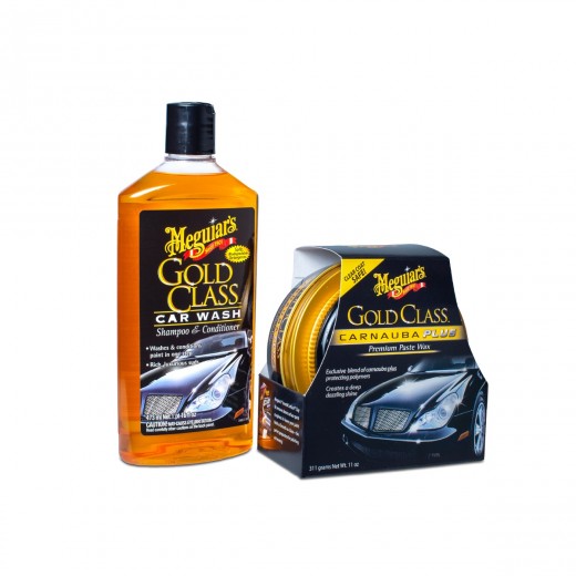 Основен комплект автокозметика за измиване и защита на лак Meguiar's Gold Class Wash & Wax Kit