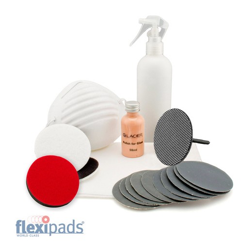 Комплект Flexipads Glacier Advanced Glass Polishing Kit 75