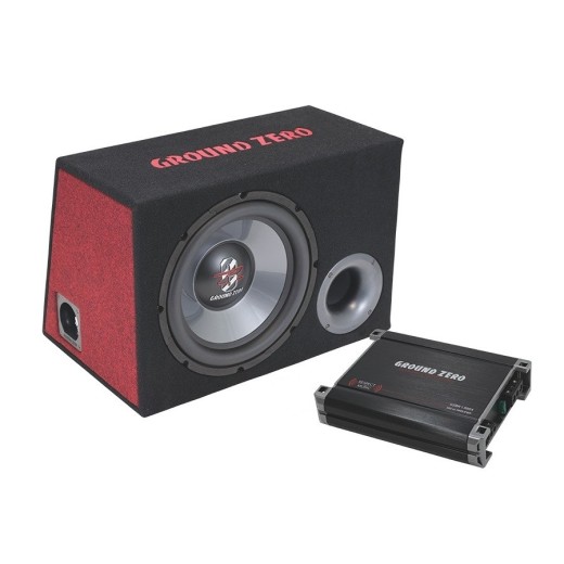 Изгоден комплект със събуфър и усилвател Ground Zero GZ BASS KIT 12.300X-II