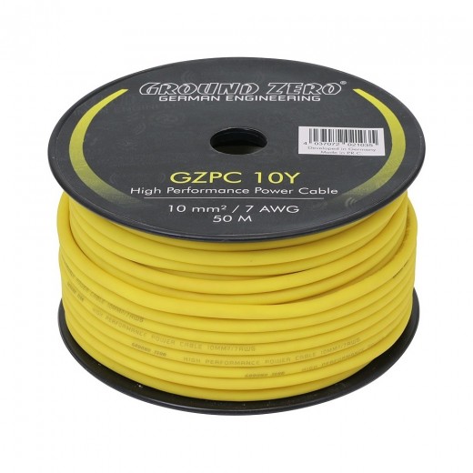Захранващ кабел Ground Zero GZPC 10Y (цена за 1 метър)