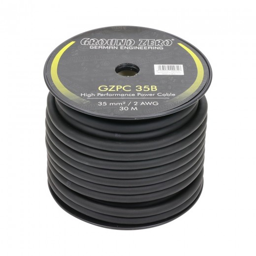 Захранващ кабел Ground Zero GZPC 35B (цена за 1 метър)