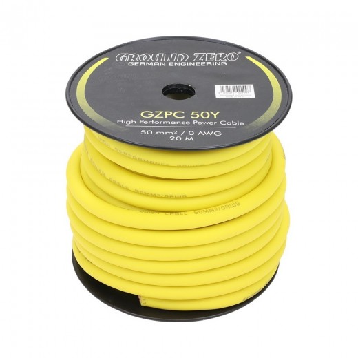 Захранващ кабел Ground Zero GZPC 50Y (цена за 1 метър)