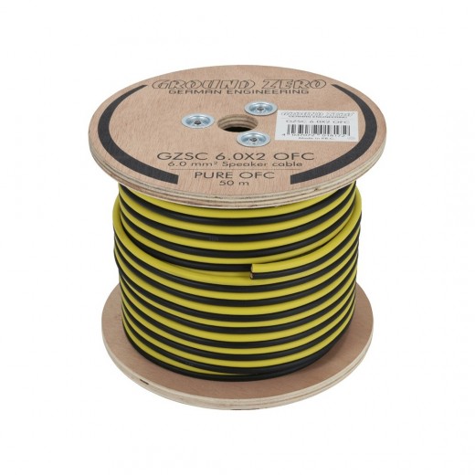 Кабел за високоговорители Ground Zero GZSC 6.0X2-OFC на метър
