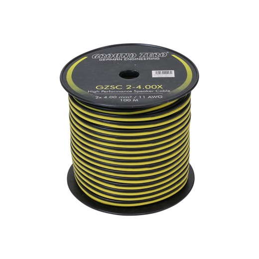 Кабел за говорители Ground Zero GZSC 2-4.00X (цена за 1 метър)