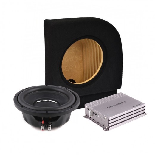 Комплект субуфер в OEM озвучителна кутия и усилвател за Volkswagen Golf V, VI Variant №2